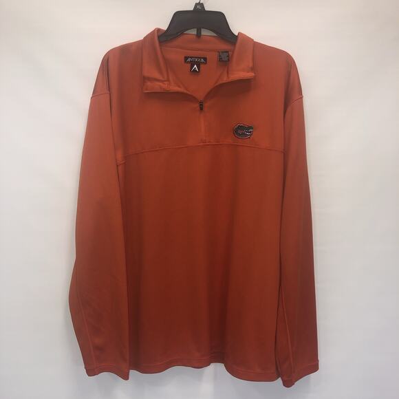 Antigua Univ. Of Florida Polyester Blend XL Long Sleeve Pullover 1/4 Zip - Picture 1 of 10